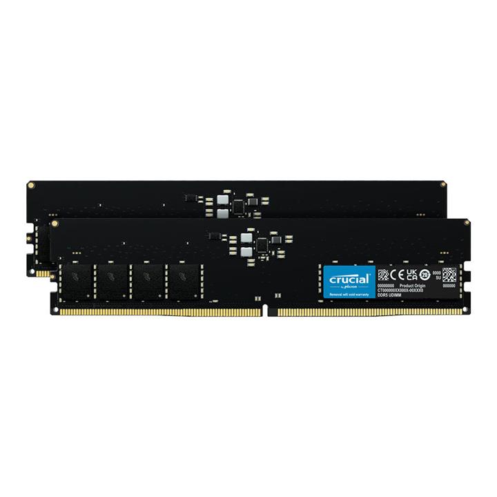 رم کروشیال دسکتاپ DDR5 دو کاناله 4800 مگاهرتز CL40 ظرفیت 32 گیگابایت Crucial DDR5 4800MHz CL40 DUAL Channel Desktop RAM - 32GB